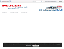 Tablet Screenshot of mezger.de